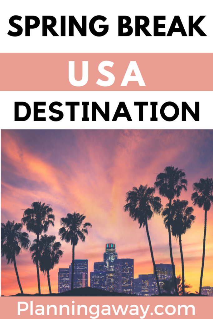 Best Spring Break Locations for Families Pin for Pinterest