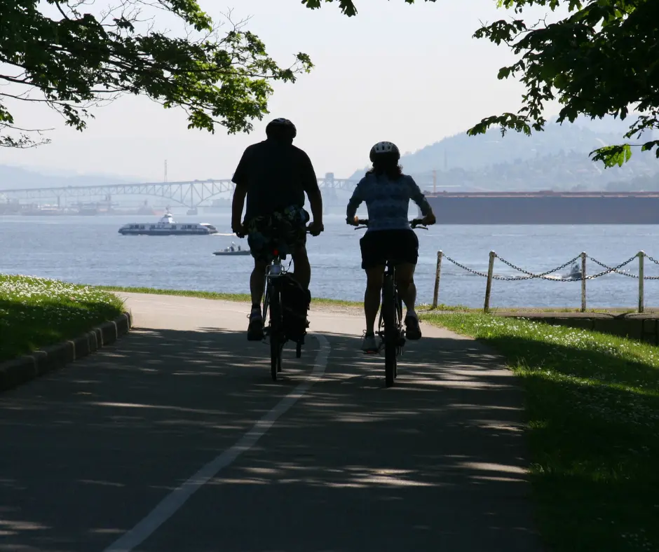 Biking Stanley Park Vancouver