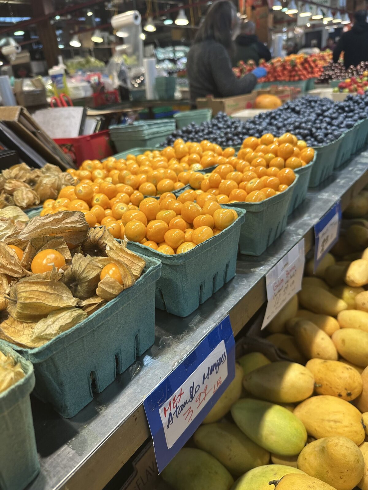 Granville Island Market Fruit Vendor