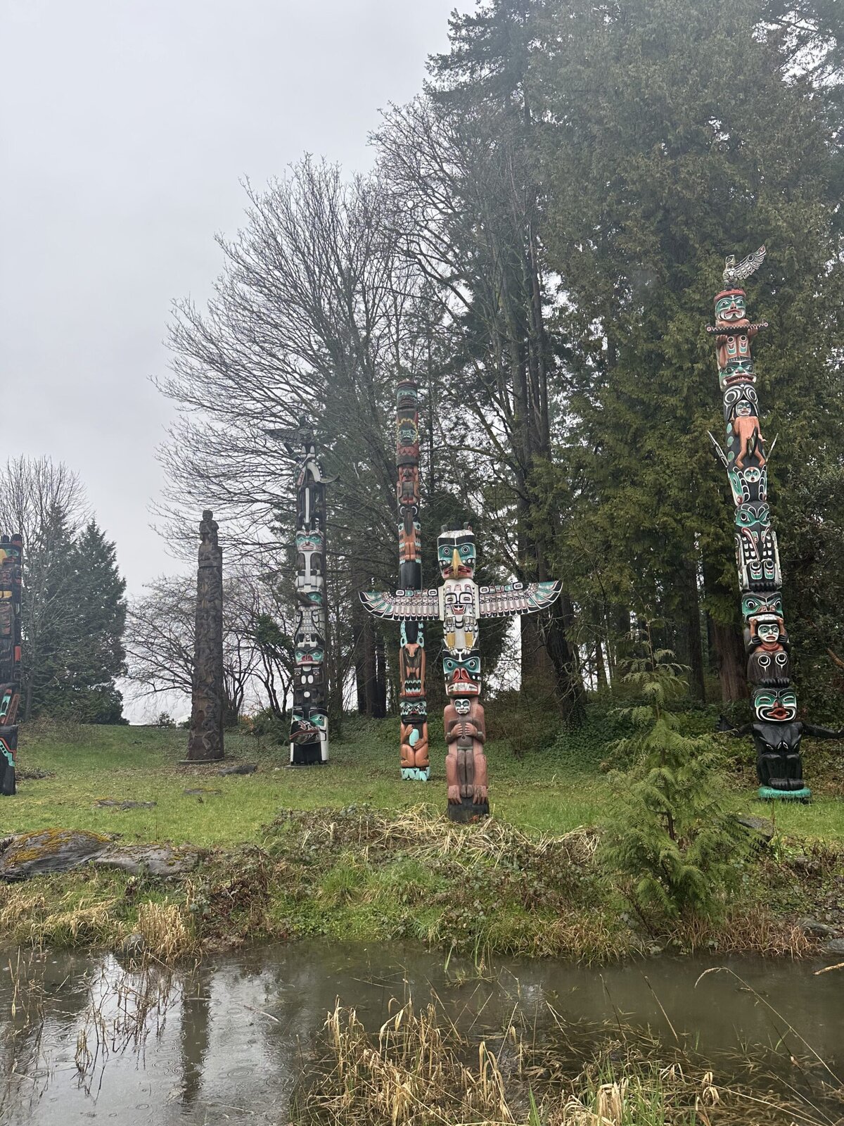 Totem Poles at Stanley Park Vancouver