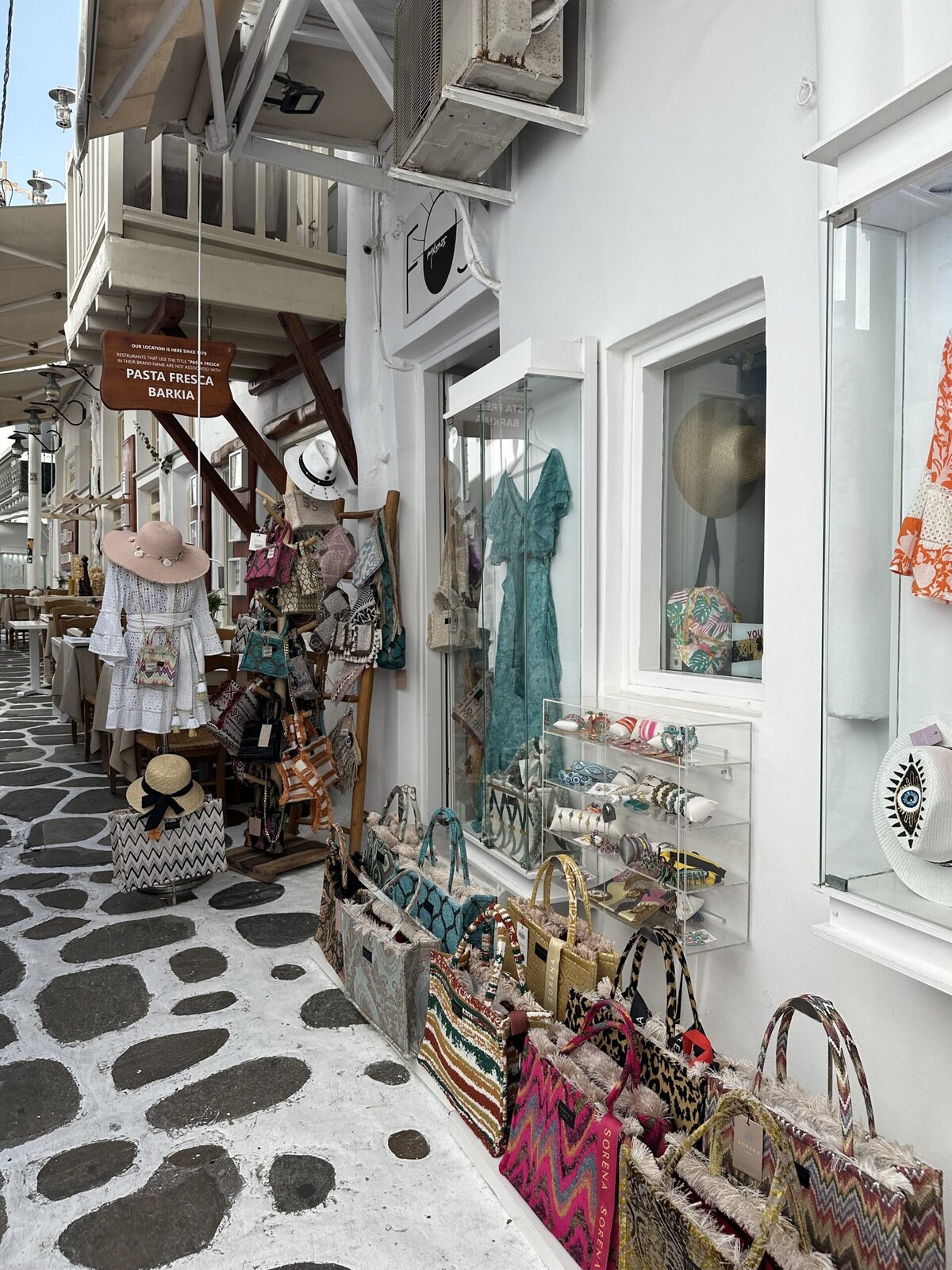 Mykonos Town shopping