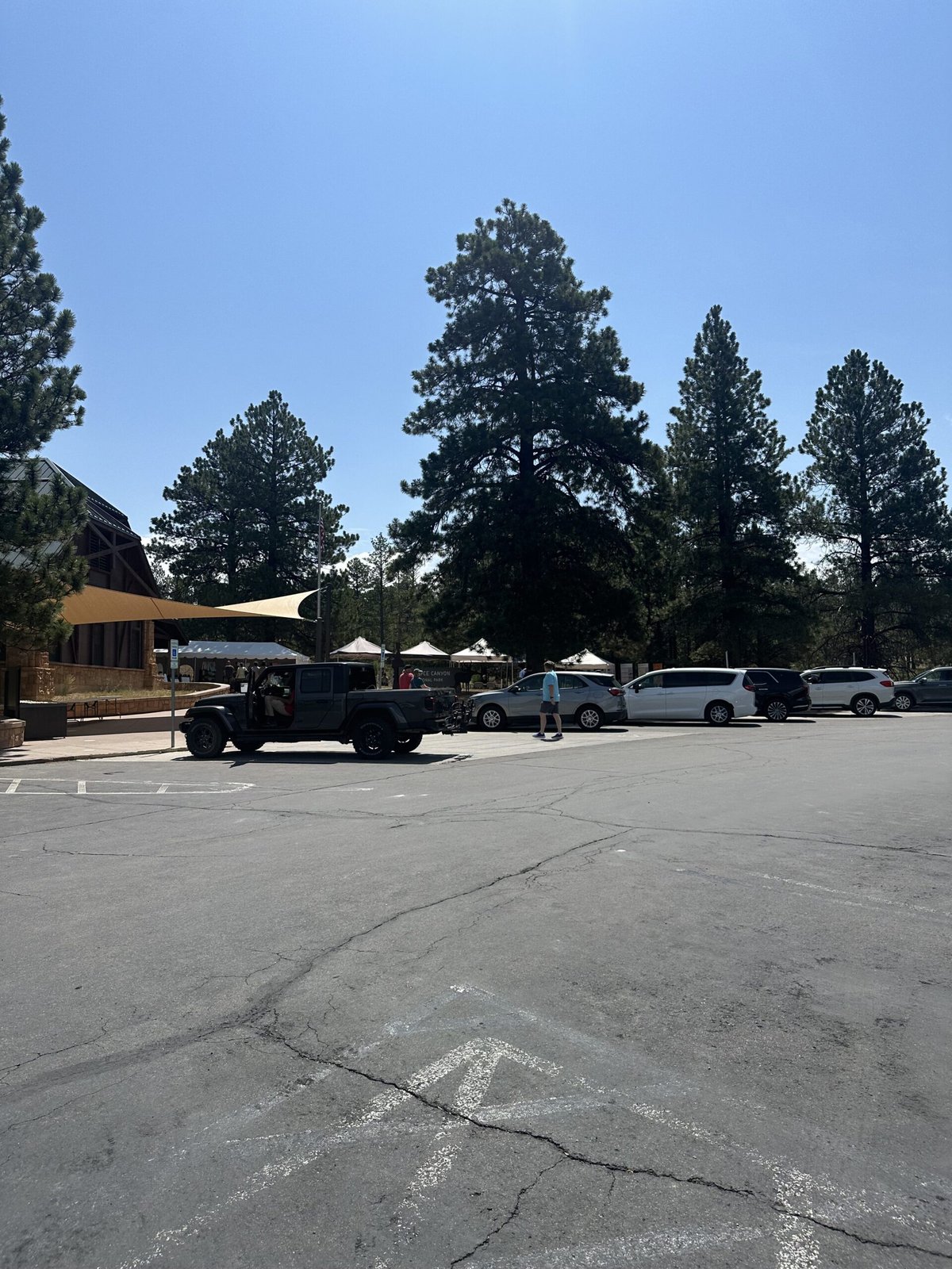 Parking at Bryce Canyon National Park