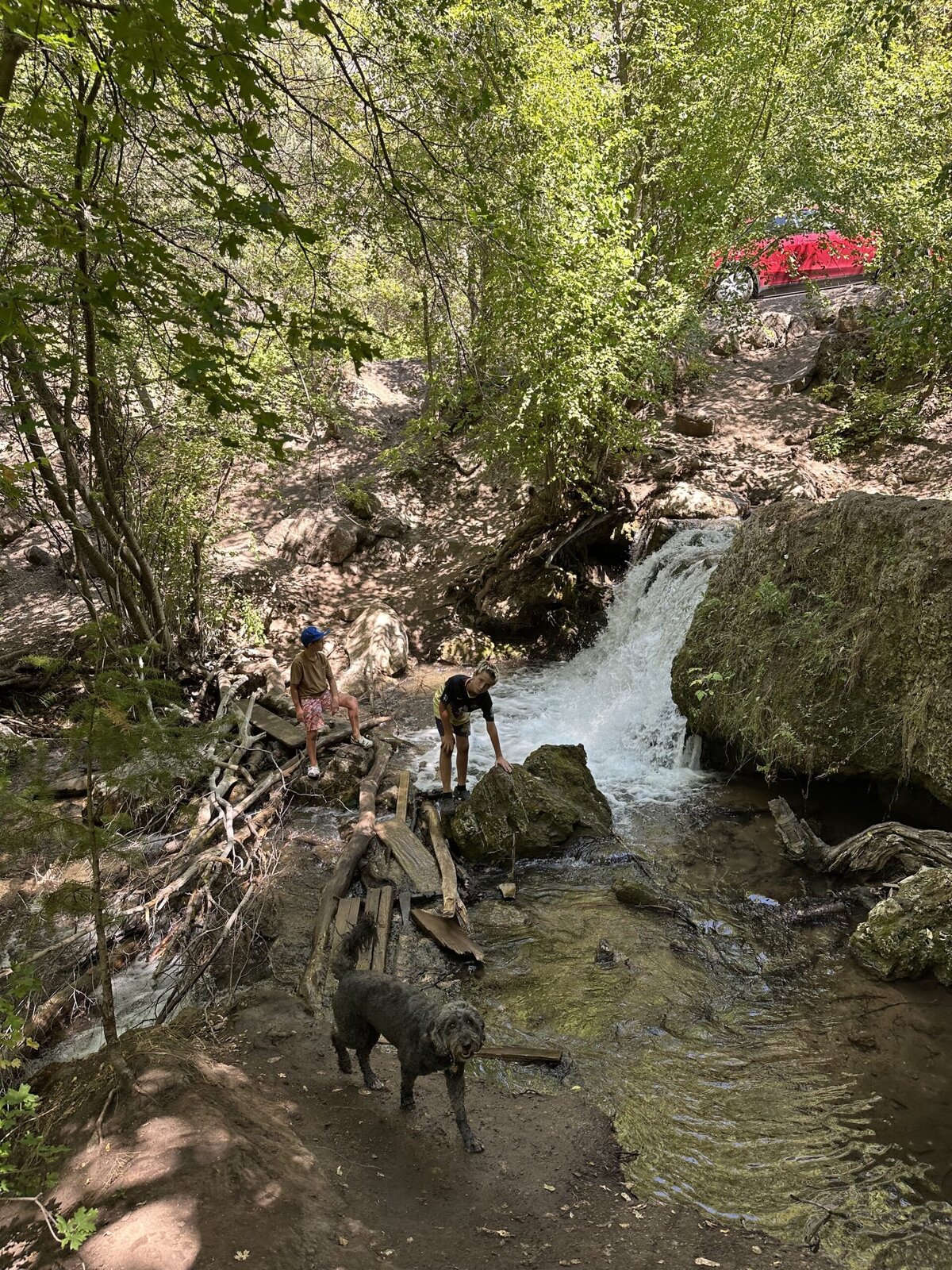Hobbit Caves Waterfall