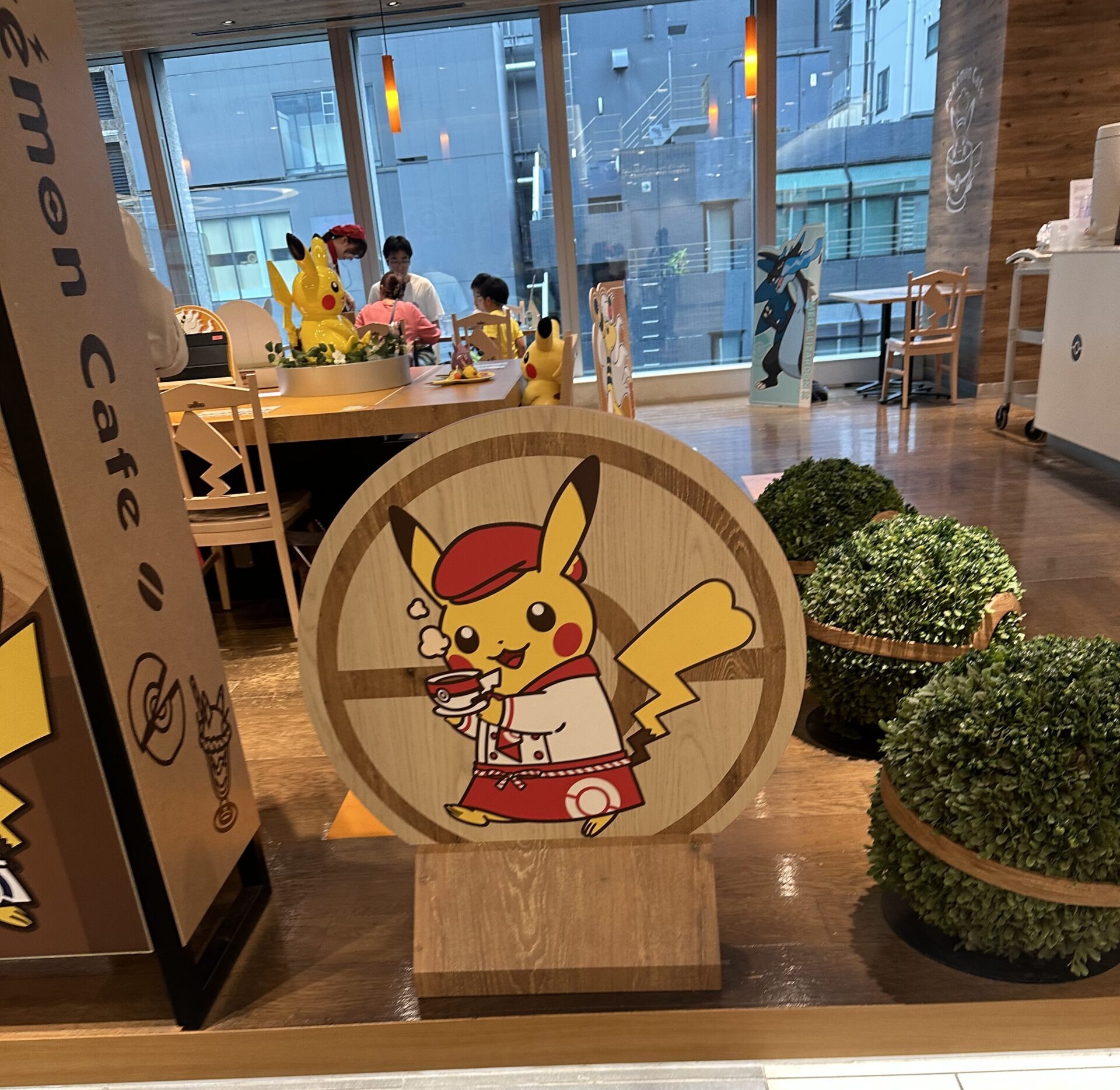 Pokemon Cafe Tokyo Pikachu sign