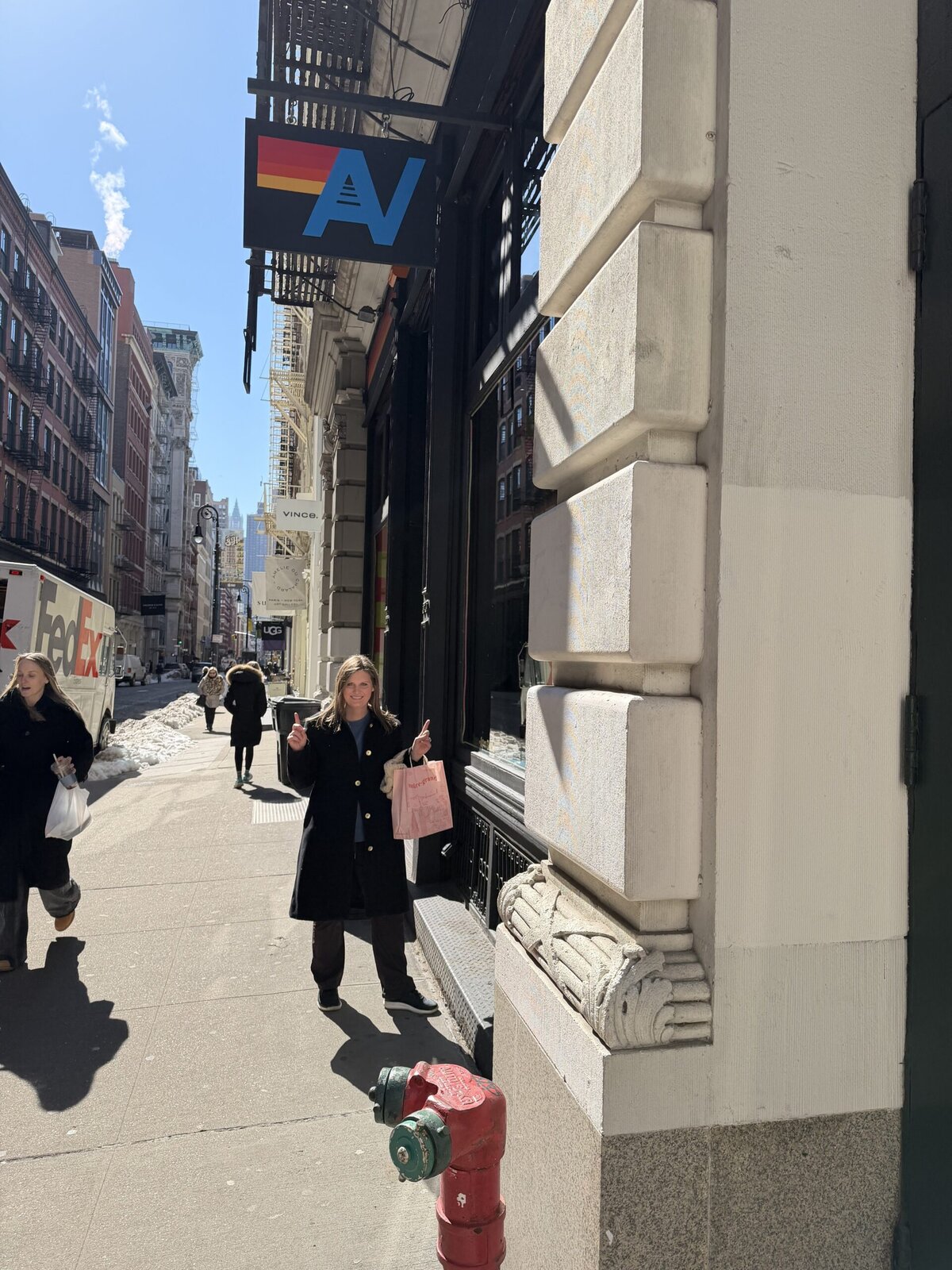 Shopping in SOHO Aviator Nation