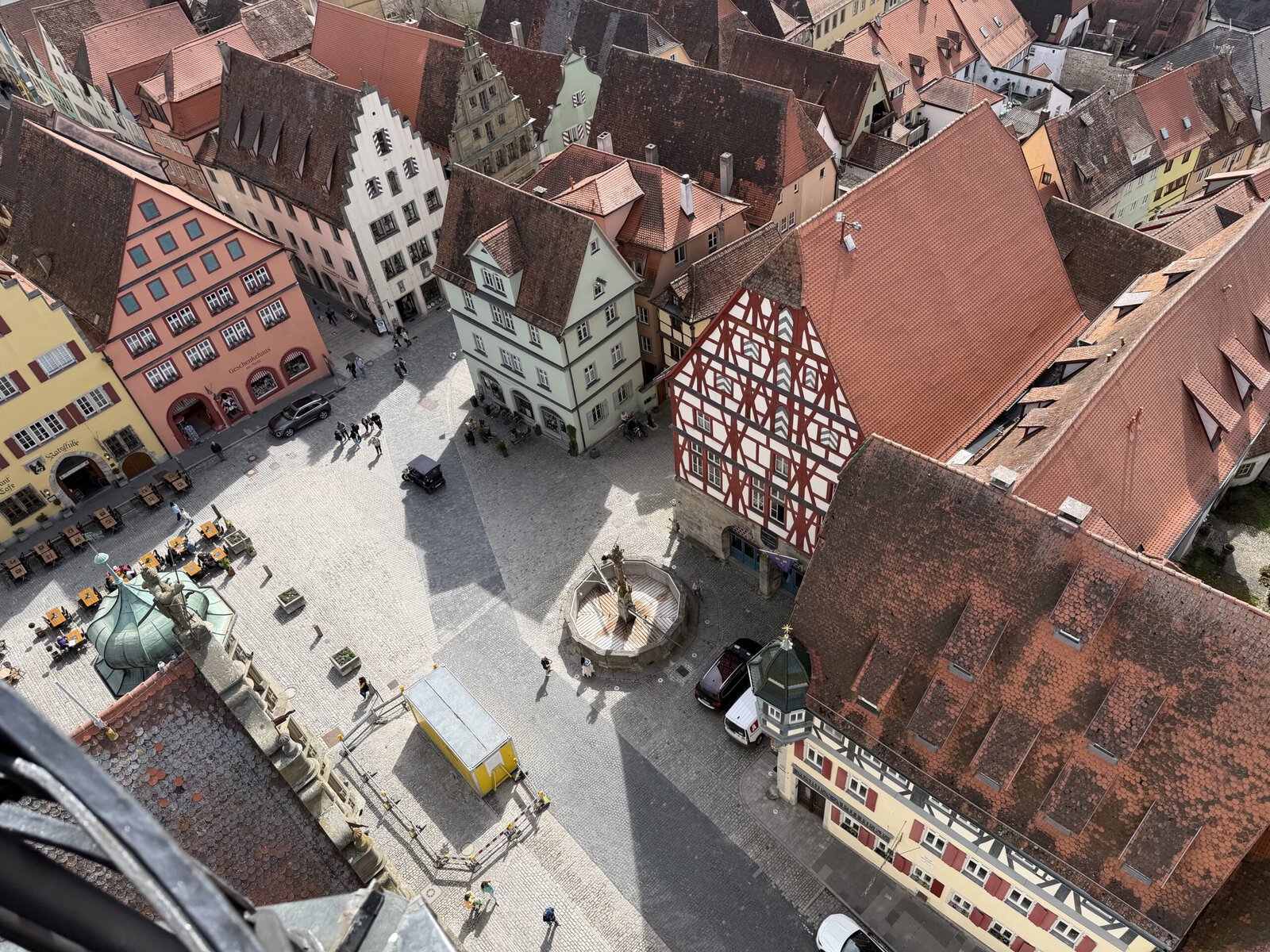 View of Rothenburg from above